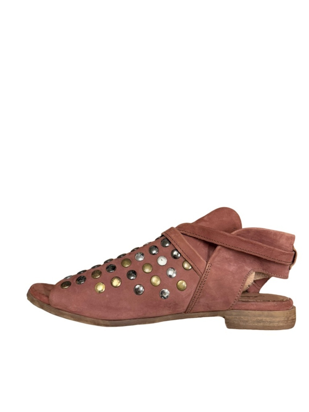 Free People Gemma Studded Perforated Suede Sandals
Size 39 / Size 8 - 8.5 US - Picture 5 of 16